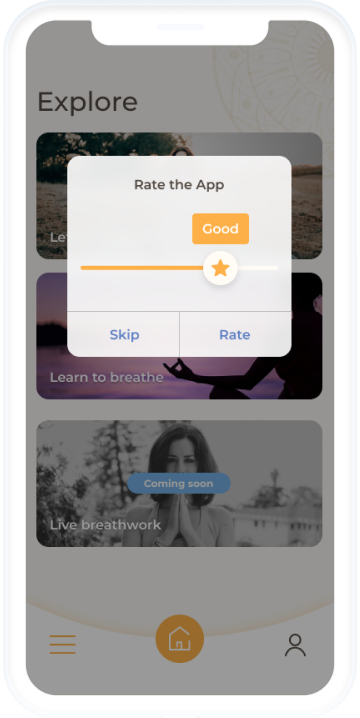 app screen